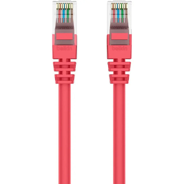 BELKIN Belkin Cat.6 Patch Cable - RJ-45 Male - RJ-45 Male - 8ft - Red - A3L980-08-RED-S