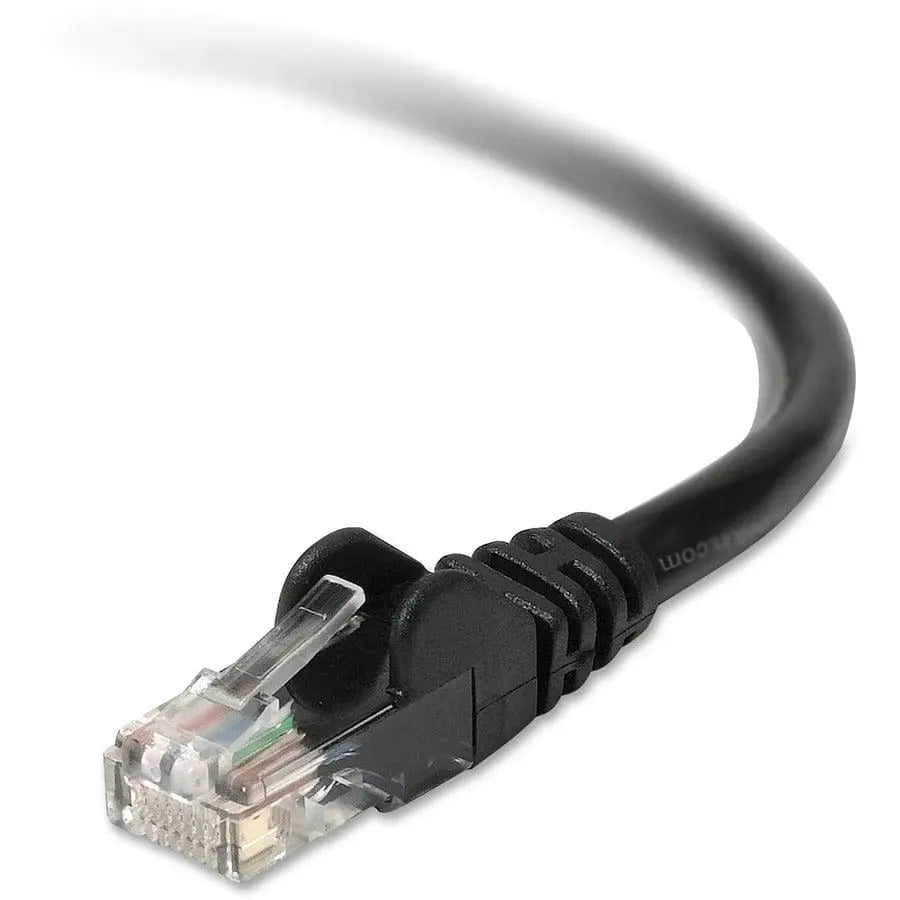 BELKIN Belkin Cat. 6 UTP Patch Cable - RJ-45 Male - RJ-45 Male - 15ft - Black - A3L980-15-BLK-S
