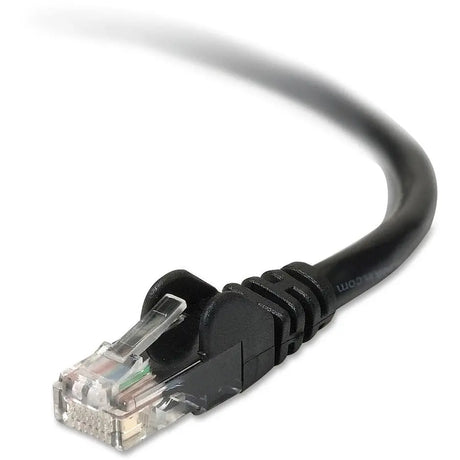 BELKIN Belkin Cat. 6 UTP Patch Cable - RJ-45 Male - RJ-45 Male - 15ft - Black - A3L980-15-BLK-S