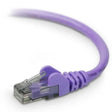 BELKIN Belkin Cat. 6 UTP Patch Cable - RJ-45 Male - RJ-45 Male - 1ft - Purple - A3L980-01-PUR-S