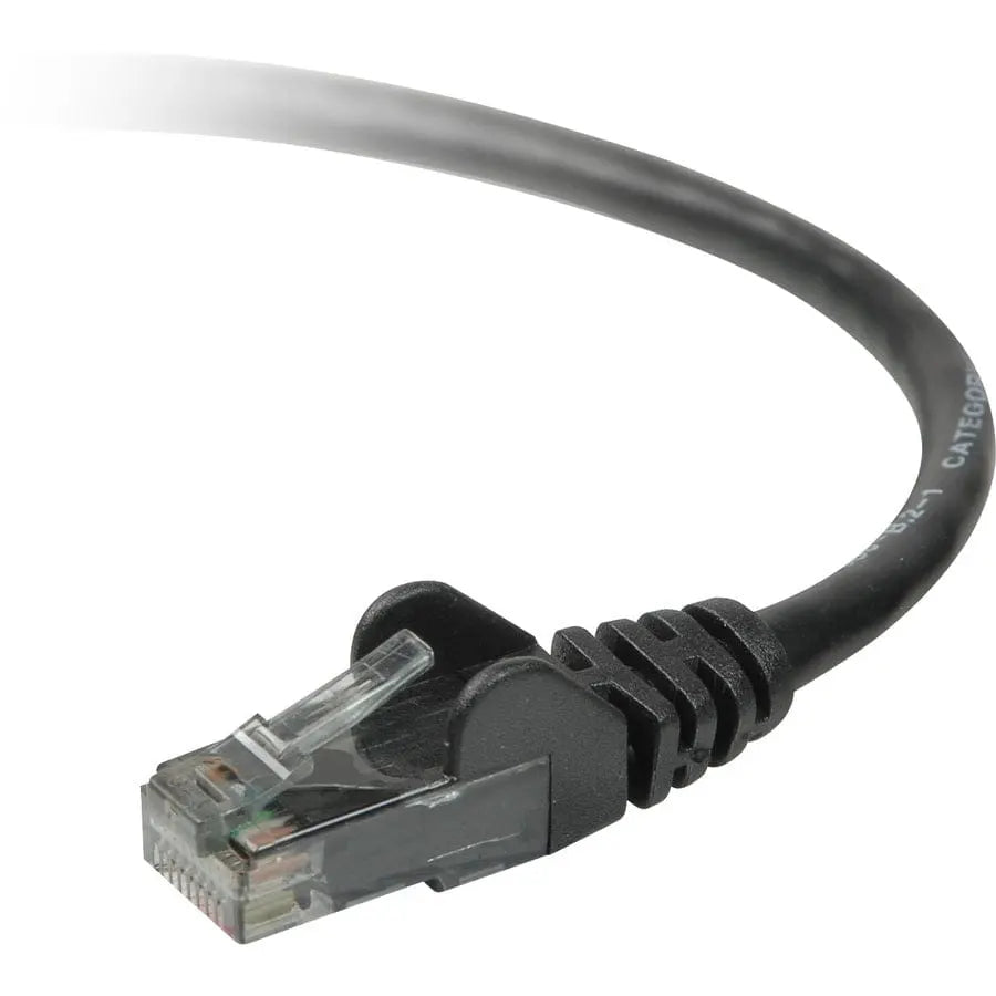 BELKIN Belkin Cat. 6 UTP Patch Cable - RJ-45 Male - RJ-45 Male - 30ft - Black - A3L980-30-BLK-S