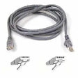 BELKIN Belkin Cat. 6 UTP Patch Cable - RJ-45 Male - RJ-45 Male - 30ft - Gray - A3L980-30-S