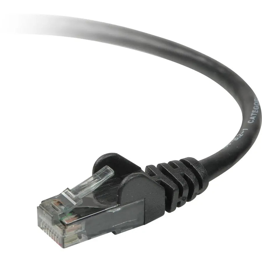 BELKIN Belkin Cat. 6 UTP Patch Cable - RJ-45 Male - RJ-45 Male - 4ft - Black - A3L980-04-BLK-S