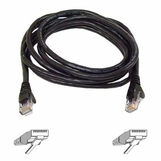 BELKIN Belkin Cat.6 UTP Patch Cable - RJ-45 Male - RJ-45 Male - 7ft - Black - A3L980B07-BLK-S