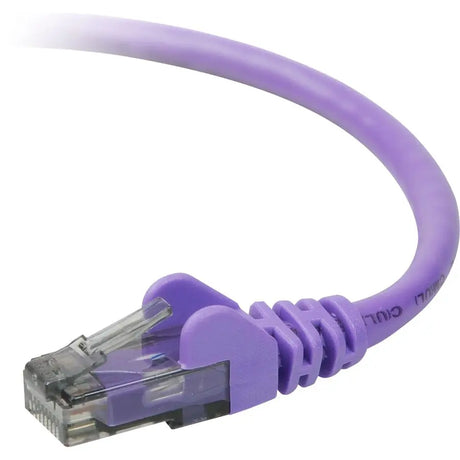 BELKIN Belkin Cat. 6 UTP Patch Cable - RJ-45 Male - RJ-45 Male - 7ft - Purple - A3L980-07-PUR-S