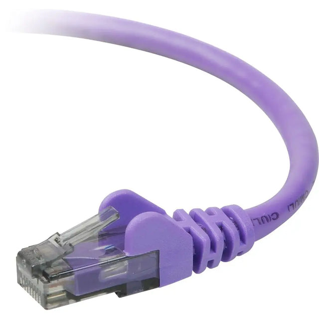 BELKIN Belkin Cat. 6 UTP Patch Cable - RJ-45 Male - RJ-45 Male - 7ft - Purple - A3L980-07-PUR-S