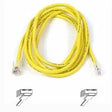BELKIN Belkin Cat. 6 UTP Patch Cable - RJ-45 Male - RJ-45 Male - 8ft - Yellow - A3L980-08-YLW-S