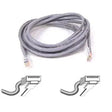 BELKIN Belkin Cat5e Patch Cable - RJ-45 Male Network - RJ-45 Male Network - 10ft - Gray - A3L791-10-M