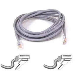BELKIN Belkin Cat5e Patch Cable - RJ-45 Male Network - RJ-45 Male Network - 10ft - Gray - A3L791-10-M