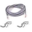 BELKIN Belkin Cat5e Patch Cable - RJ-45 Male Network - RJ-45 Male Network - 25ft - Gray - A3L791-25-H