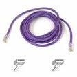 BELKIN Belkin Cat5e Patch Cable - RJ-45 Male Network - RJ-45 Male Network - 25ft - Purple - A3L791-25-PUR-S