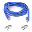 BELKIN Belkin Cat5e Patch Cable - RJ-45 Male Network - RJ-45 Male Network - 2ft - Blue - A3L791-02-BLU