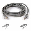BELKIN Belkin Cat5e Patch Cable - RJ-45 Male Network - RJ-45 Male Network - 4ft - Gray - A3L791-04