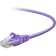 BELKIN Belkin Cat5e Patch Cable - RJ-45 Male Network - RJ-45 Male Network - 5ft - Purple - A3L791-05-PUR-S