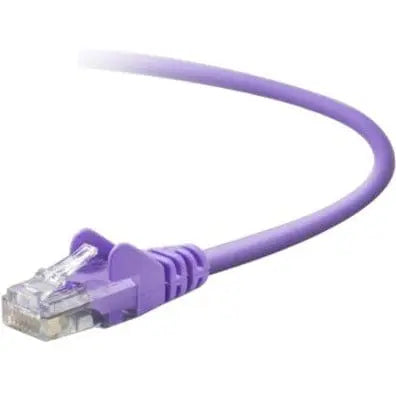 BELKIN Belkin Cat5e Patch Cable - RJ-45 Male Network - RJ-45 Male Network - 5ft - Purple - A3L791-05-PUR-S