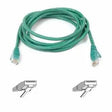 BELKIN Belkin Cat5e Patch Cable - RJ-45 Male Network - RJ-45 Male Network - 7ft - Green - A3L791-07-GRN