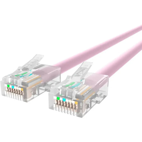 BELKIN Belkin Cat5e Patch Cable - RJ-45 Male Network - RJ-45 Male Network - 7ft - Pink - A3L791-07-PNK
