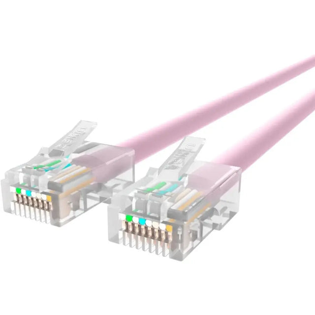 BELKIN Belkin Cat5e Patch Cable - RJ-45 Male Network - RJ-45 Male Network - 7ft - Pink - A3L791-07-PNK