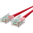 BELKIN Belkin Cat5e Patch Cable - RJ-45 Male - RJ-45 Male - 12ft - Red - A3L791-12-RED