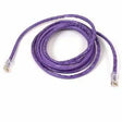 BELKIN Belkin Cat5e Patch Cable - RJ-45 Male - RJ-45 Male - 15ft - Purple - A3L791-15-PUR