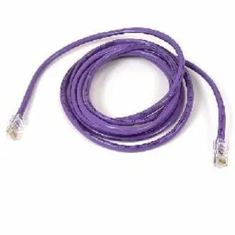BELKIN Belkin Cat5e Patch Cable - RJ-45 Male - RJ-45 Male - 15ft - Purple - A3L791-15-PUR