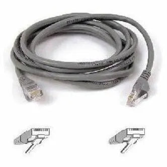 BELKIN Belkin Cat5e Patch Cable - RJ-45 Male - RJ-45 Male - 25ft - Gray - A3L791-25-M