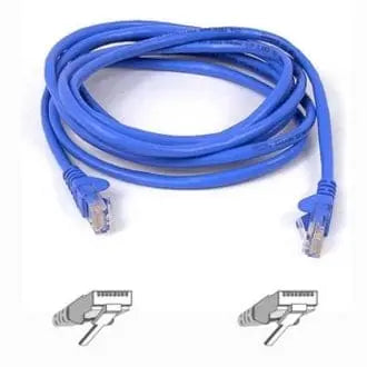 Belkin Cat5e Patch Cable - RJ-45 Male - RJ-45 Male - 35ft - Blue - A3L791-35-BLU-S BELKIN