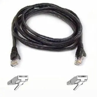 BELKIN Belkin Cat6 Cable - RJ-45 Male - RJ-45 Male - 15ft - Gray - A3L980-15-S