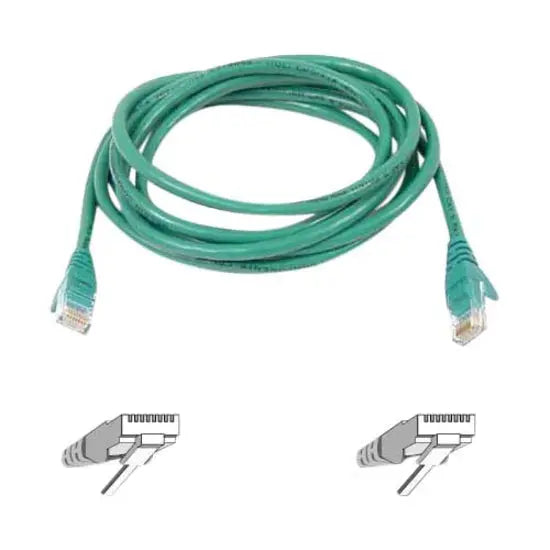 BELKIN Belkin Cat6 Patch Cable - RJ-45 Male - RJ-45 Male - 50ft - Green - A3L980-50-GRN-S