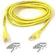 BELKIN Belkin Cat6 UTP Patch Cable - RJ-45 Male - RJ-45 Male - 14ft - Yellow - A3L980-14-YLW-S