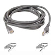 BELKIN Belkin Cat6 UTP Patch Cable - RJ-45 Male - RJ-45 Male - 20ft - Gray - A3L980-20-S