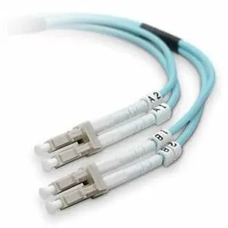 BELKIN Belkin Fiber Optic Patch Cable - LC Male - LC Male - 98.43ft - Aqua - F2F402LL-30M-G