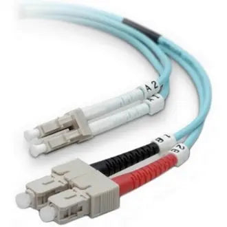 BELKIN Belkin Fiber Optic Patch Cable - LC Male - SC Male - 3.28ft - Aqua - F2F402L7-01M-G