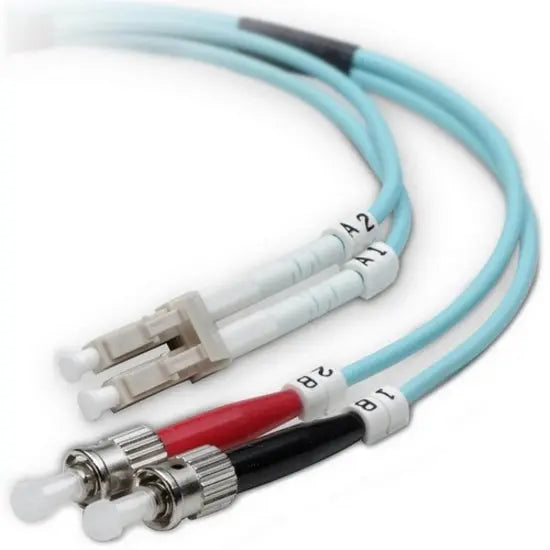 BELKIN Belkin Fiber Optic Patch Cable - LC Male - ST Male - 16.4ft - Aqua - F2F402L0-05M-G