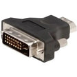 BELKIN Belkin HDMI to DVI Adapter - 1 x 19-pin HDMI Digital Audio/Video Female - 1 x 24-pin DVI-D Digital Video Male - Black - F2E7182-DV