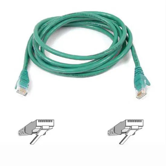 BELKIN Belkin High Performance Cat6 Cable - RJ-45 Male - RJ-45 Male - 14ft - Green - A3L980-14-GRN-S