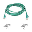 BELKIN Belkin High Performance Cat6 Cable - RJ-45 Male - RJ-45 Male - 25ft - Green - A3L980-25-GRN-S