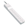 BELKIN BELKIN Home/Office Surge Protector, 6 AC Outlets, 4 ft Cord, 720 J, White - BE106000-04