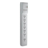 BELKIN BELKIN Home/Office Surge Protector, 7 AC Outlets, 12 ft Cord, 2,160 J, White - BE107200-12