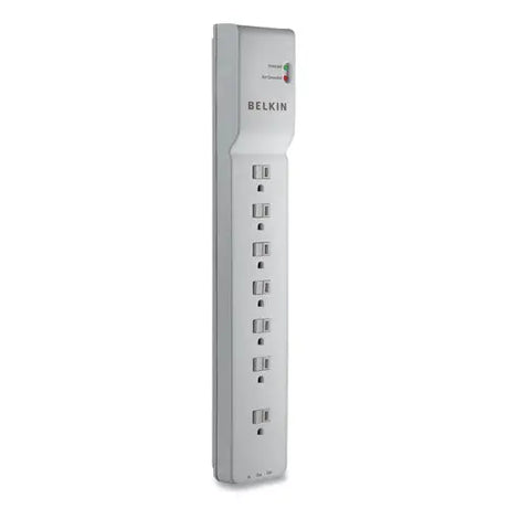 BELKIN BELKIN Home/Office Surge Protector, 7 AC Outlets, 12 ft Cord, 2,160 J, White - BE107200-12