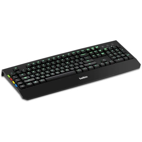 BELKIN Belkin KVM Remote Control With Integrated Keyboard - Cable Connectivity - USB Interface - Rugged - KVM Switch - Mechanical Keyswitch - Black - TAA Compliant - F1DN008KBD