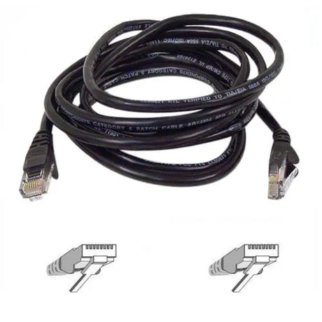 BELKIN Belkin Patch Cord - RJ-45 Male - RJ-45 Male - 20ft - Black - A3L791-20-BLK-S