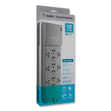 BELKIN BELKIN Professional Series SurgeMaster Surge Protector, 12 AC Outlets, 8 ft Cord, 3,780 J, Dark Gray - BE112230-08