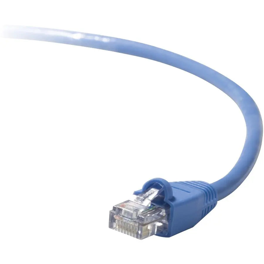 BELKIN Belkin RJ45 CAT5e Snagless Patch Cable - 3 ft Category 5e Network Cable for Network Device - First End: 1 x RJ-45 Network - Male - Second End: 1 x RJ-45 Network - Male - Patch Cable - Gold Plated Conn - A3L791-03-BLU-S