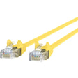 BELKIN Belkin RJ45 Category 6 Snagless Patch Cable - 12 ft Category 6 Network Cable for Network Device, Notebook, Desktop Computer, Modem, Router - First End: 1 x RJ-45 Network - Male - Second End: 1 x RJ-45...  - A3L980-12-YLW-S