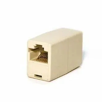 BELKIN Belkin RJ45 Inline Coupler - 1 x RJ-45 Female - 1 x RJ-45 Female - Ivory - R6G089-S