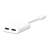 BELKIN BELKIN RockStar USB-C Audio + Charge Adapter, White - F7U081BTWH