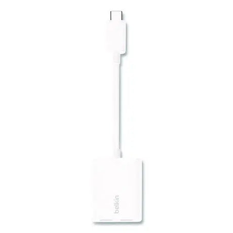 BELKIN BELKIN RockStar USB-C Audio + Charge Adapter, White - F7U081BTWH
