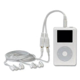 BELKIN BELKIN Speaker and Headphone Splitter, White - F8V234
