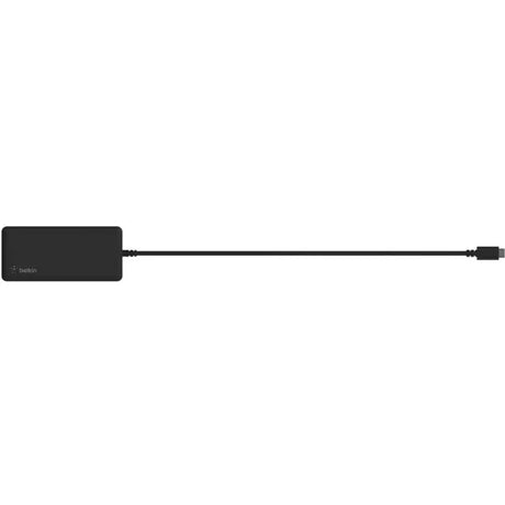 BELKIN Belkin USB-C 5-in-1 Multiport Adapter - for Notebook/Smartphone - 86 W - USB Type C - 4K - 3840 x 2160 - 2 x USB Type-A Ports - USB Type-A - USB Type-C - 1 x RJ-45 Ports - Network (RJ-45) - 1 x HDMI P - INC008TTBK